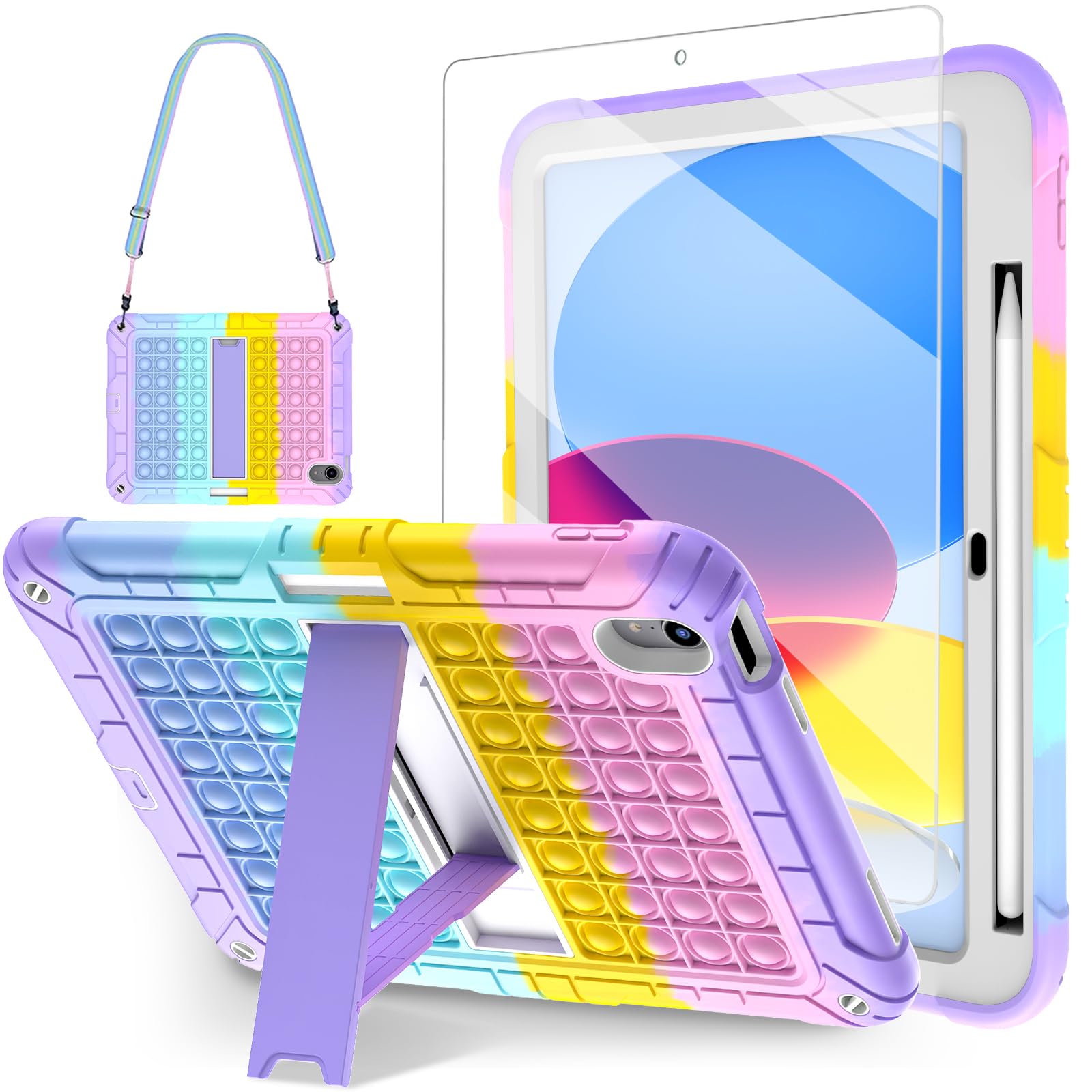 Amazon.com: TSQQST Case for iPad (A16) 11th/10th Generation for
